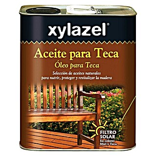 Xylazel Aceite para teca (2,5 l, Miel)