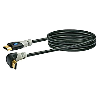 Schwaiger HDMI-kabel (1,5 m, Crne boje, Pozlaćeni kontakti, 18 Gbit/s)