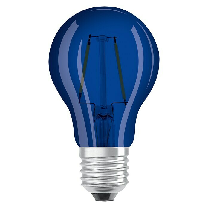 Osram Star LED-Leuchtmittel Deco Classic A  (1,6 W, E27, Lichtfarbe: Blau, Nicht Dimmbar, Birnenform)