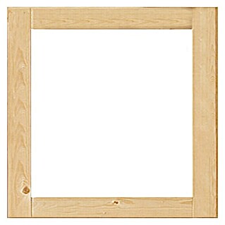 Karibu Fenster-Element (Natur, Kunstglas, 57 x 57 cm)