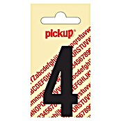 Pickup Etiqueta adhesiva (Motivo: 4, Negro, Altura: 60 mm)