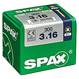 Spax Universele schroef (3 x 16 mm, Voldraad, 300 st.)