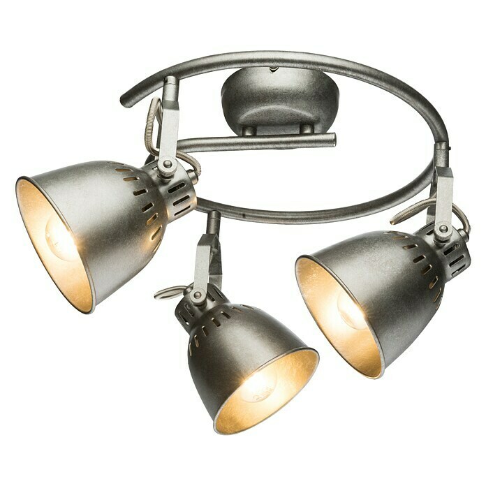 Tween Light Plafondstraler, rond Industry (3 lampen, 3 x 40 W)