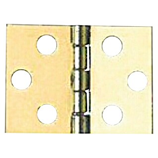 Stabilit Scharnier (L x B: 51 x 78 mm, Messing)