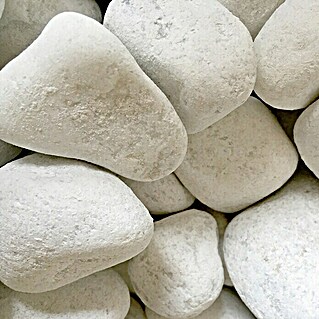 Piedras decorativas 20/40 Big Bag (Blanco, Contenido: 1.000 kg)