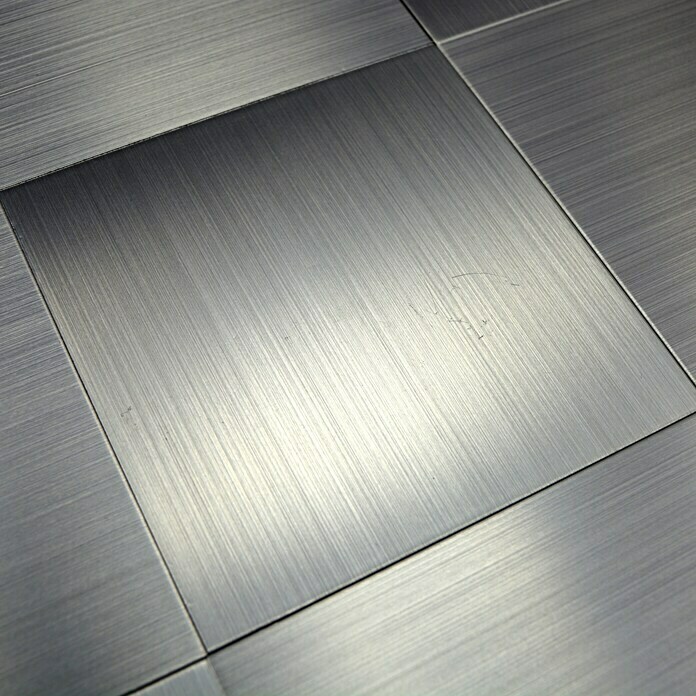 Selbstklebemosaik SAM 4MM100 (30,5 x 30,5 cm, Metall, Silber)