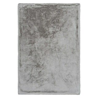 Hochflorteppich Happy (Silber, 170 x 120 cm, 100 % Polyester (Flor))