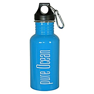 Yachticon Trinkflasche (500 ml, Edelstahl, Blau)