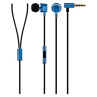 Schwaiger In Ear Kopfhörer KH410 (Klinkenstecker 3,5 mm, Blau, 1,5 m)