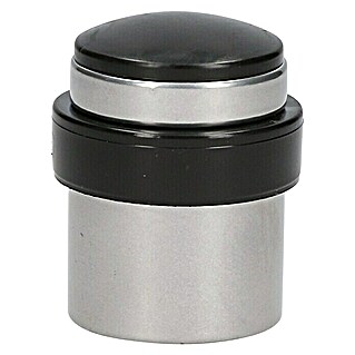 Türstopper Inox 33x41 mm (33 x 41 mm, Silber/Schwarz, Schrauben)