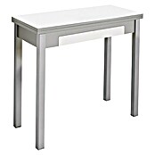 Mesa Meri (L x An: 80 x 40 cm, Material tablero de mesa: MDF, Blanco)