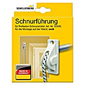 Schellenberg Gurtführung (L x B x H: 100 x 18 x 55 mm, Passend für: Schellenberg Rollladen-Schnurwickler, Weiß)