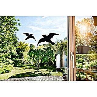 Windhager Fensteraufkleber Vogelsilhouetten (Schwarz)