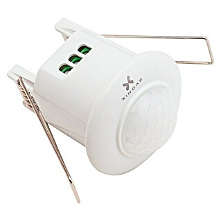 Xindar Detector de movimiento por infrarrojos (Alcance: 6 m, Rango de detección: 360 °, Blanco)