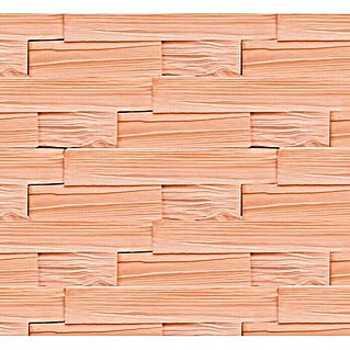 Dominart Verblendstein Pinestripe (39,2 x 11,2 cm, Braun/Beige, Holzoptik)