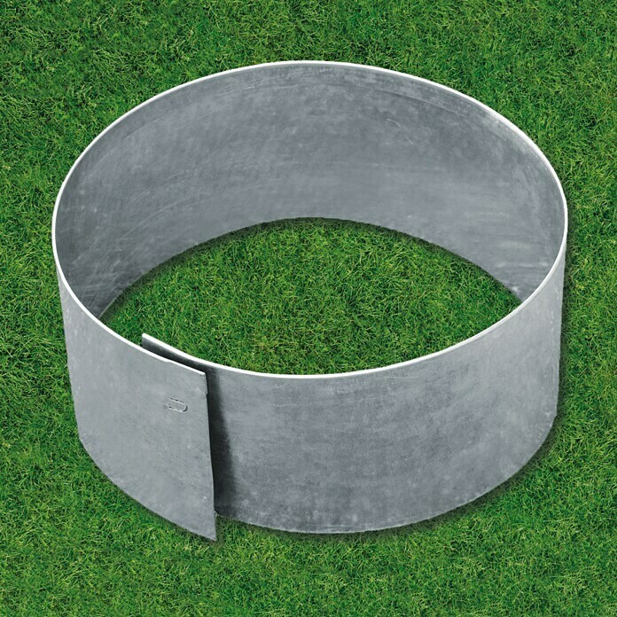 Bellissa Rasenkante Kreis (40 x 13 cm, Metall, Verzinkt)