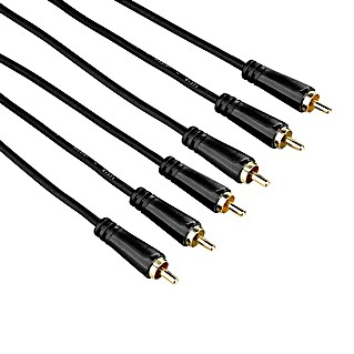 Hama Audio-Kabel (6 x Cinch-Stecker, Vergoldete Kontakte, 1,5 m)