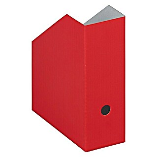 Nips Zeitschriftenbox (L x B x H: 26,5 x 10,5 x 31,5 cm, 5 Stk., Geeignet für: DIN A4, Rot)