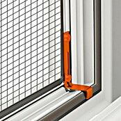 Windhager Insektenschutzfenster Spannrahmen Expert (140 x 150 cm, Weiß, Schnellmontagefedern)