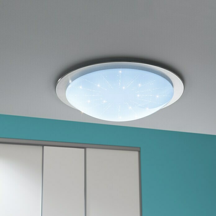 Design LED Spiegel Wand Lampe Chrom schaltbar Decken Leuchte Glas Bad Big Light 