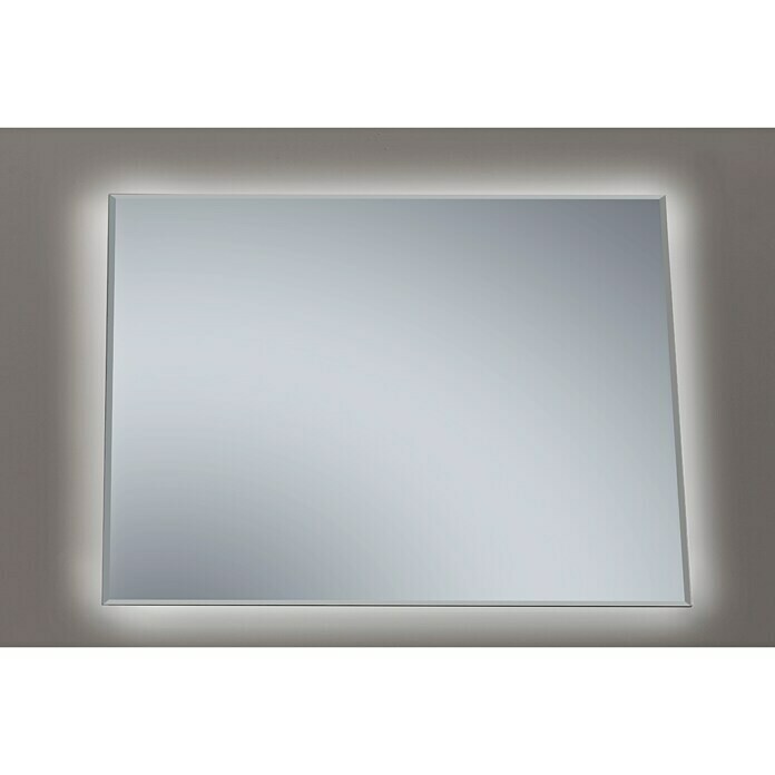 Camargue Espejo con luz LED Khan (Dimensiones (An x Al): 100 x 80 cm, Transformador)