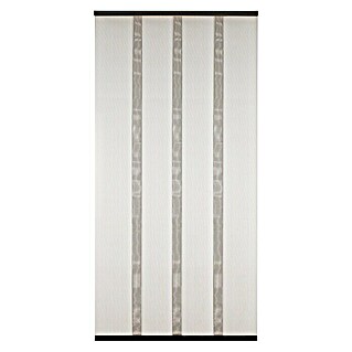 Cortina para puerta Mosquitera (Gris plata, 95 x 240 cm)