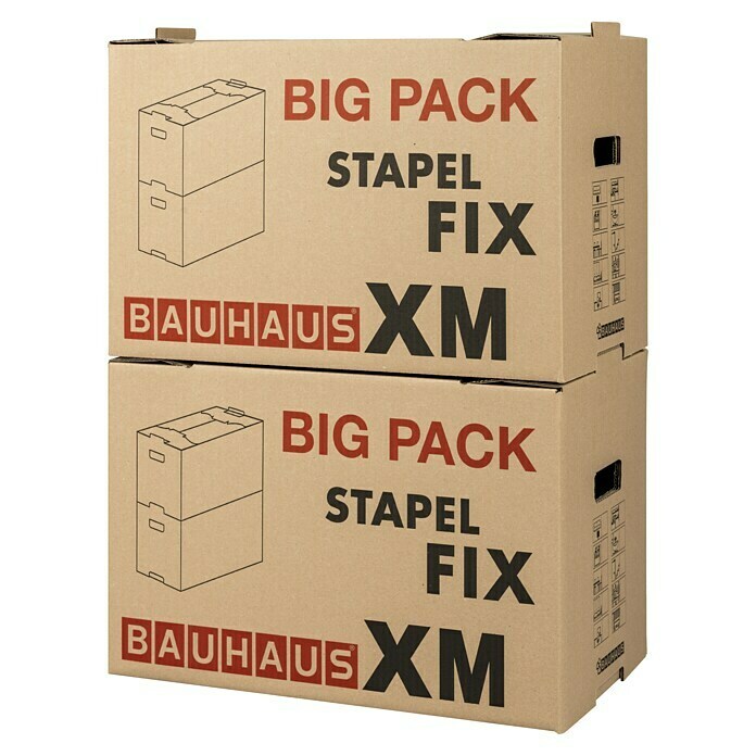 BAUHAUS Umzugskarton-Set Multibox XM Stapel-Fix 