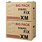 BAUHAUS Set verhuisdozen Multibox XM Stapel-Fix (10 stk., Draagkracht: 30 kg, l x b x h: 58 x 33,5 x 38,5 cm)