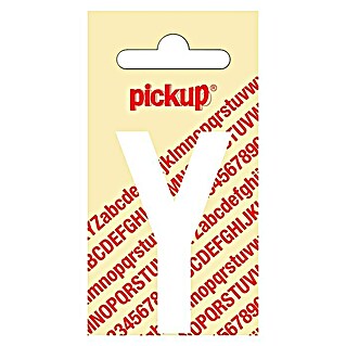 Pickup Naljepnica (Motiv: Y, Bijele boje, Visina: 60 mm)