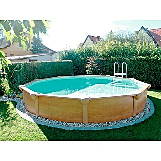 KWAD Pool-Set Supreme Wood (Durchmesser: 3,6 m, Höhe: 1,32 m, Fassungsvermögen: 12 300 l, Rund)