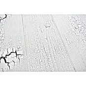 Houten paneel (Grenen, 90 x 12,8 cm, Crack White, Zelfklevend)