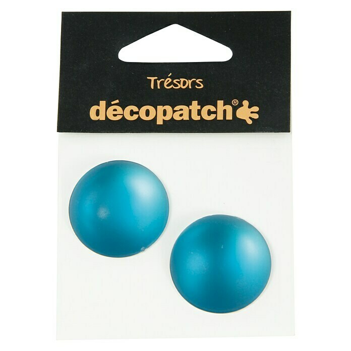 Décopatch Pieza decorativa Trésors Cercles azul (2 uds., 3 x 2 cm)