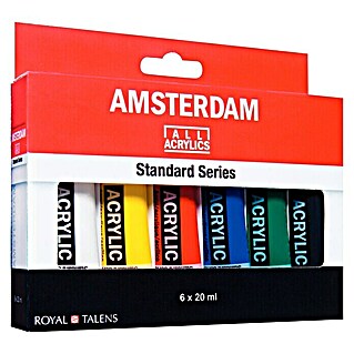 Talens Amsterdam Pintura acrílica Standard Series (Multicolor, 6 ud. x 20 ml, Tubo)