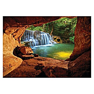 Fototapete Wasserfall III (B x H: 368 x 254 cm, Papier)