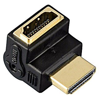 Hama Winkeladapter (HDMI-Stecker, HDMI-Kupplung, Vergoldete Kontakte)