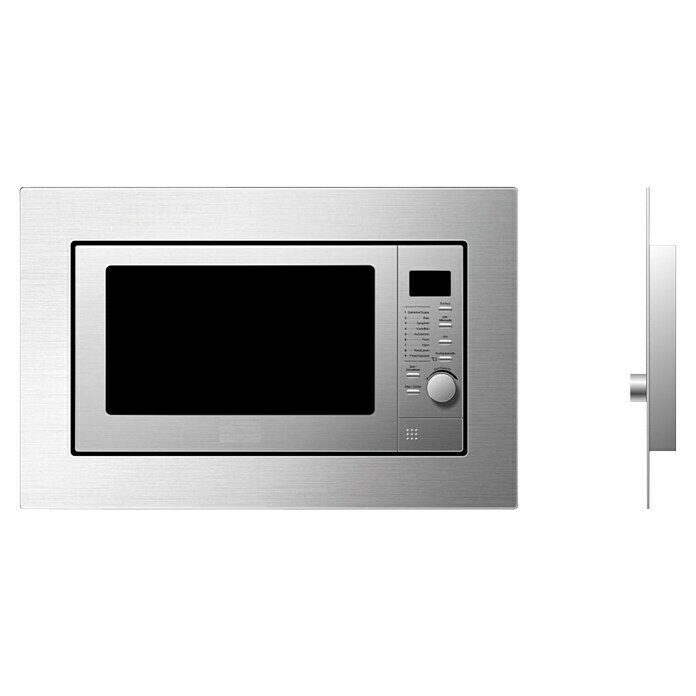 Respekta Premium Küchenzeile GLRP385HWGGKE (Breite: 385 cm, Mit Elektrogeräten, Grau Hochglanz)