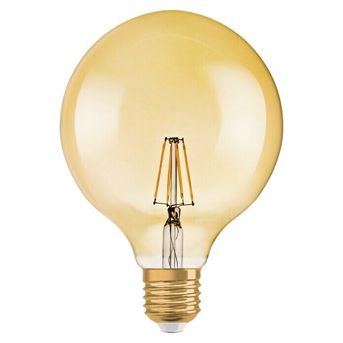 Osram Vintage 1906 Ledlamp (7 W, E27, Warm wit, Wereldbol, Energielabel: A+)