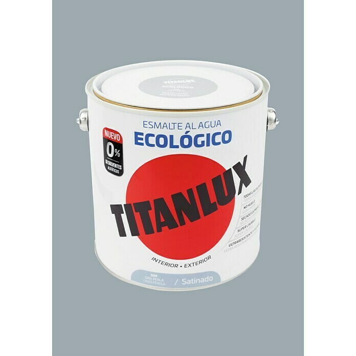 Titanlux Esmalte de color Eco (Gris perla, 2,5 l, Satinado)