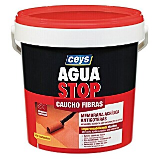 Ceys Impermeabilizante caucho acrílico Agua Stop (Rojo, 5 kg)