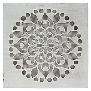 Cuadro de madera Mándala 103 (Mosaico, An x Al: 20 x 20 cm)