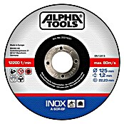 Alpha Tools Trennscheibe (Durchmesser Scheibe: 125 mm, Stärke Scheibe: 1,2 mm, Geeignet für: Edelstahl)