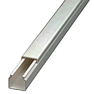 Kabelkanal (L x B x H: 2 m x 30 mm x 15 mm, Silber)