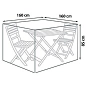 Sunfun Funda protectora para juego de balcón (Ø x Al: 160 x 85 cm)