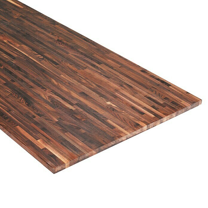massivholzplatte nußbaum 562x 350 x25 mm leimholz DIY home office walnuß tisch 