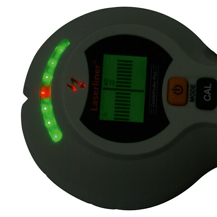 Laserliner Detector CombiFinder Plus (Apto para: Detectar cables eléctricos y metal, Profundidad de detección: Máx. 75 mm de metales ferrosos)