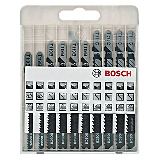 Bosch Decoupeerzaagbladenset (Hout, 10 -delig, T-schacht)