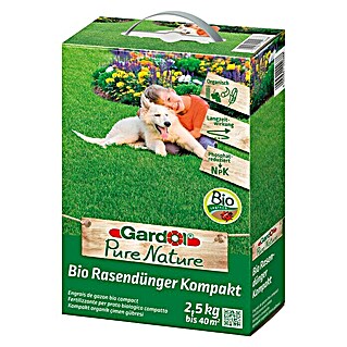 Gardol Pure Nature Bio-Rasendünger Kompakt (2,5 kg, Inhalt ausreichend für ca.: 40 m²)