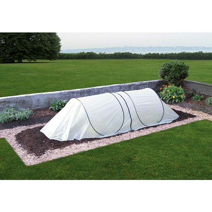 GardenGuard Kälteschutz (250 x 80 x 60 cm, Weiß, Vlies)