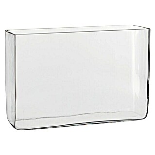 Jarrón de vidrio Britt (L x An x Al: 30 x 10 x 20 cm)
