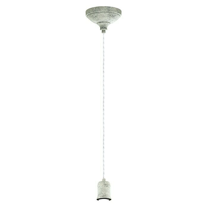 Eglo Pendellamp, rond (Grijs, Hoogte: 200 cm, E27, 1 lampen)